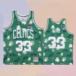 Camiseta Boston Celtics Larry Bird NO 33 Hardwood Classics Verde