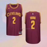 Camiseta Cleveland Cavaliers Kyrie Irving NO 2 Retro Rojo