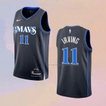 Camiseta Dallas Mavericks Kyrie Irving NO 11 Ciudad 2023-24 Azul