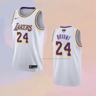 Camiseta Los Angeles Lakers Kobe Bryant NO 24 Association 2018-19 Blanco2