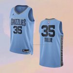 Camiseta Memphis Grizzlies Killian Tillie NO 35 Statement 2022-23 Azul