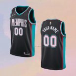 Camiseta Memphis Grizzlies Personalizada Hardwood Classics 2020-21 Negro
