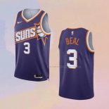 Camiseta Phoenix Suns Bradley Beal NO 3 Icon 2023-24 Violeta