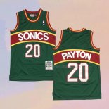 Camiseta Seattle SuperSonics Gary Payton NO 20 Mitchell & Ness 1995-96 Verde
