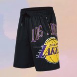 Pantalone Los Angeles Lakers Big Logo Just Don Negro