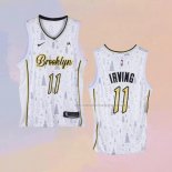 Camiseta Brooklyn Nets Kyrie Irving NO 11 Christmas Blanco