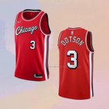 Camiseta Chicago Bulls Devon Dotson NO 3 Ciudad 2021-22 Rojo