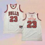 Camiseta Chicago Bulls Michael Jordan NO 23 Retro Blanco