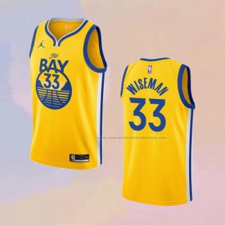 Camiseta Golden State Warriors James Wiseman NO 33 Statement 2020 Amarillo