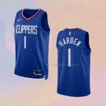Camiseta Los Angeles Clippers James Harden NO 1 Icon Azul