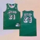 Camiseta Los Angeles Lakers Kobe Bryant NO 24 Retro Verde