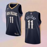 Camiseta New Orleans Pelicans Jrue Holiday NO 11 Icon 2020-21 Azul