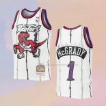 Camiseta Nino Toronto Raptors Tracy Mcgrady NO 1 Mitchell & Ness 1998-99 Blanco