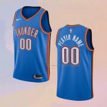 Camiseta Oklahoma City Thunder Personalizada Icon Azul