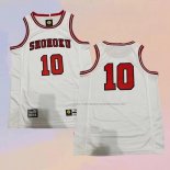 Camiseta Shohoku Sakuragi NO 10 Blanco