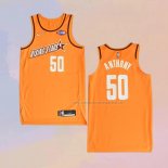 Camiseta 2022 Rising Star Cole Anthony NO 50 Worthy Naranja