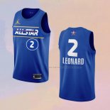 Camiseta All Star 2021 Los Angeles Clippers Kawhi Leonard NO 2 Azul