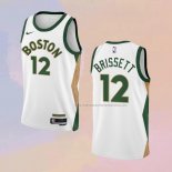 Camiseta Boston Celtics Oshae Brissett NO 12 Ciudad 2023-24 Blanco