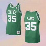 Camiseta Boston Celtics Reggie Lewis NO 35 Mitchell & Ness 1987-88 Verde