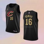 Camiseta Cleveland Cavaliers Cedi Osman NO 16 Statement 2022-23 Negro