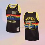 Camiseta Denver Nuggets Dikembe Mutombo NO 55 Retro Negro