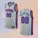 Camiseta Detroit Pistons Personalizada Statement Gris