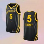 Camiseta Golden State Warriors Kevon Looney NO 5 Ciudad 2023-24 Negro