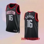 Camiseta Houston Rockets Usman Garuba NO 16 Statement 2023-24 Negro