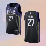 Camiseta Indiana Pacers Daniel Theis NO 27 Ciudad 2022-23 Azul