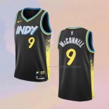 Camiseta Indiana Pacers T.J. Mcconnell NO 9 Ciudad 2023-24 Negro