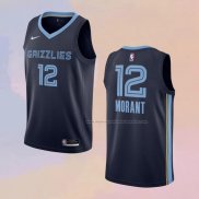 Camiseta Memphis Grizzlies Ja Morant NO 12 Icon Azul