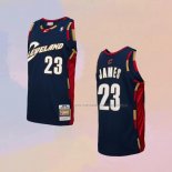 Camiseta Nino Cleveland Cavaliers LeBron James NO 23 Mitchell & Ness 2008-09 Azul