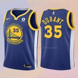 Camiseta Nino Golden State Warriors Kevin Durant NO 35 2017-18 Azul