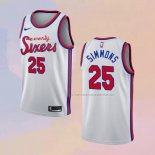 Camiseta Philadelphia 76ers Ben Simmons NO 25 Classic 2019-20 Blanco