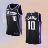 Camiseta Sacramento Kings Domantas Sabonis NO 10 Icon 2023-24 Negro