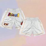 Pantalone Miami Heat Ciudad Just Don 2022-23 Blanco