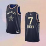 Camiseta All Star 2024 Boston Celtics Jaylen Brown NO 7 Azul