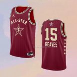 Camiseta All Star 2024 Los Angeles Lakers Austin Reaves NO 15 Rojo