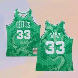Camiseta Boston Celtics Larry Bird NO 33 Asian Heritage Throwback 1985-86 Verde