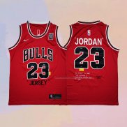 Camiseta Chicago Bulls Michael Jordan NO 23 Retro Rojo