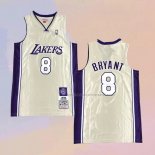 Camiseta Los Angeles Lakers Kobe Bryant NO 8 Hardwood Classics Hall Of Fame 2020 Oro