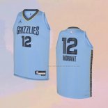 Camiseta Nino Memphis Grizzlies Ja Morant NO 12 Statement 2022-23 Azul
