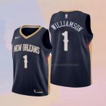 Camiseta Nino New Orleans Pelicans Zion Williamson NO 1 Icon 2019-20 Azul