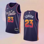 Camiseta Phoenix Suns Eric Gordon NO 23 Ciudad 2023-24 Violeta