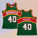 Camiseta Seattle SuperSonics Shawn Kemp NO 40 Mitchell & Ness 1994-95 Verde