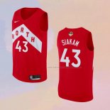 Camiseta Toronto Raptors Pascal Siakam NO 43 Earned Rojo