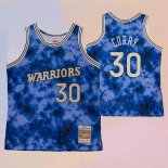 Camiseta Golden State Warriors Stephen Curry NO 30 Galaxy Azul