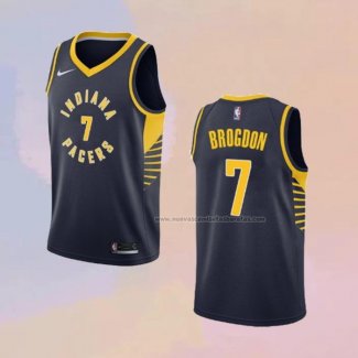 Camiseta Indiana Pacers Malcolm Brogdon NO 7 Icon Azul
