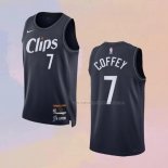 Camiseta Los Angeles Clippers Amir Coffey NO 7 Ciudad 2023-24 Azul