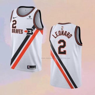 Camiseta Los Angeles Clippers Kawhi Leonard NO 2 Classic 2019-20 Blanco